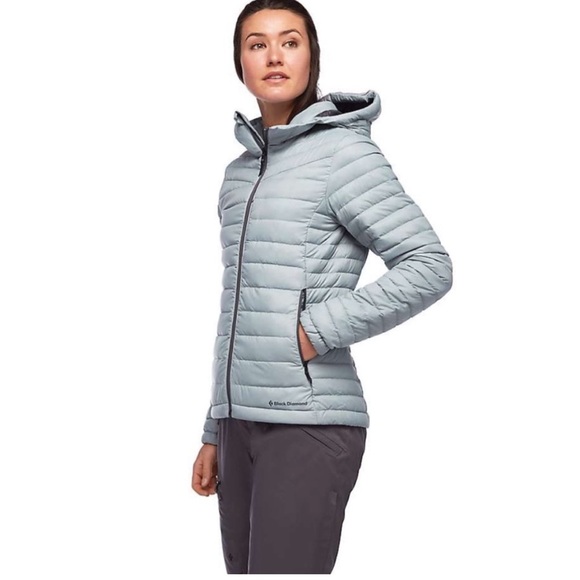 Black Diamond Access Down | Puffer - Hoody Jacket | Limestone | XS - Picture 2 of 9